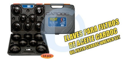 Llaves Para Filtros De Aceite Cardoc 14 Piezas