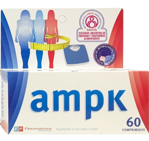 Imagen 3 de 5 de Suplemento En Comprimidos Framingham Pharma Ampk Proteínas/minerales En Caja 60 Un