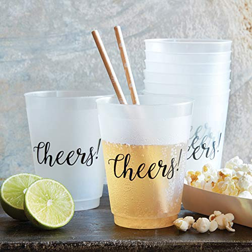 Sb Design Studio Sips Drinkware-16-ounce Frosted Plastic Vas