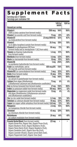 New Chapter Multivitamínico Prenatal 270 Tabletas Orgánico
