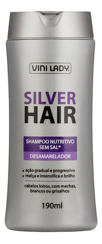  Shampoo Silver Hair - Desamarelador