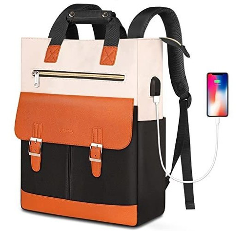 Mochila Portátil Usb 15.6puLG Mujer - Elegante Y Versátil