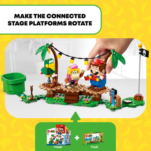 Set De Expansión Lego Super Mario Dixie Kongs Jungle Jam 714