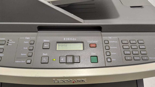 Impressora Laser Multifuncional Lexmark X364dn Ler Descrição