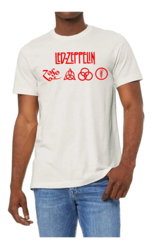 Polera Led Zeppelin Banda Rock Band 100% Algodón