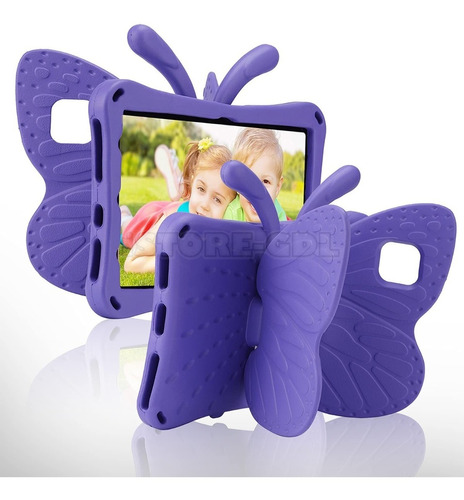 Funda Uso Rudo Samsung Galaxy Tab 5se 10.5 Sm T720 Mariposa