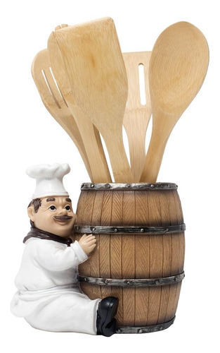 French Chef Pierre - Soporte Decorativo Para Utensilios De E