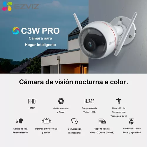 Câmara de Vigilância EZVIZ Exterior C3W