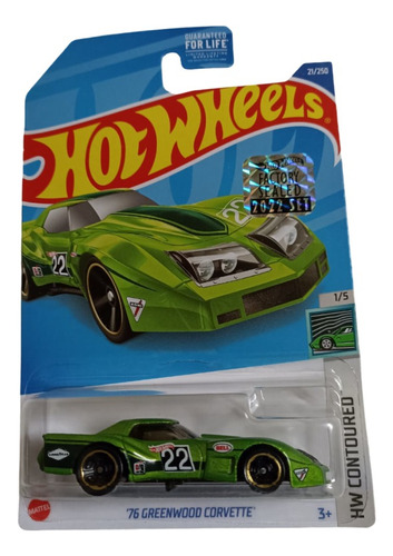 Hot Wheels 76 Greenwood Corvette Contoured 2022 Fs