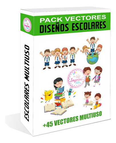 Kit Vectores Escolares Dia Del Maestro Egresados Multiuso