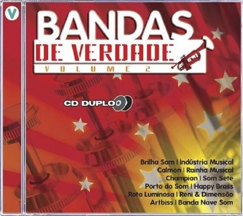 Cd Bandas De Verdade Volume 2 Brilha Rainha - Cd Duplo Lacr