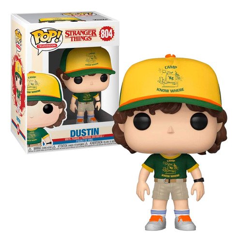 Funko Pop Dustin #804 Campamento Stranger Things Original