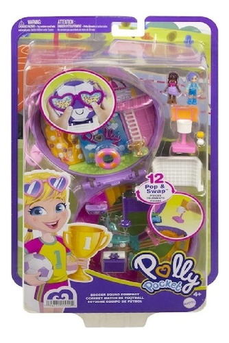 Muñeca Mini Polly Pocket Estuche Soccer 