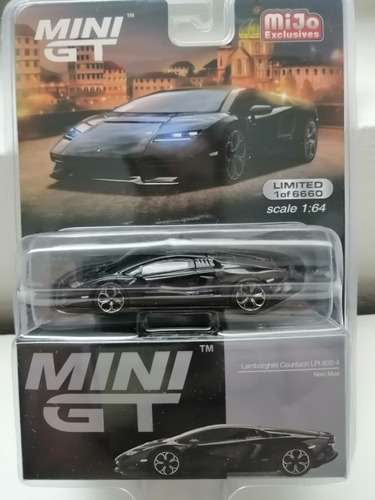 #607 Mini Gt Lamborghini Countach Lpi Escala 1 64 (Usado)