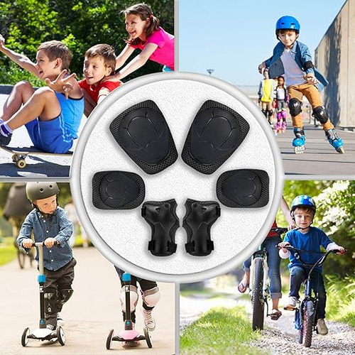 . 6pcs Rodilleras Coderas Y Muñequeras Protección Para Niños