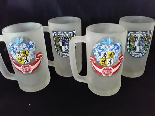 Jarras Cerveceras De Vidrio. Cc. (Usado)