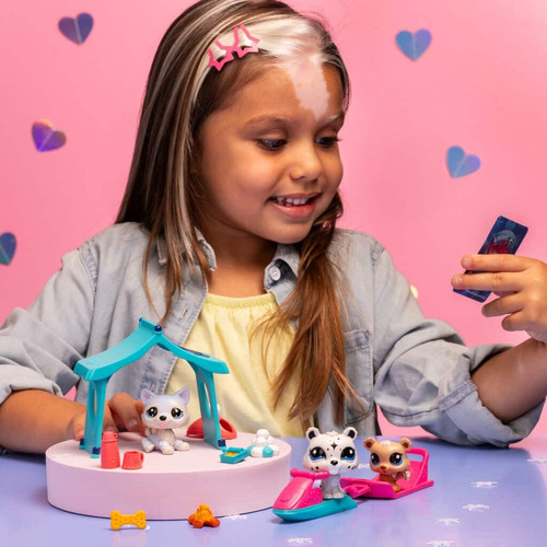 Littlest Pet Shop 3 Pack Día De Nieve Set De Juego Bandai