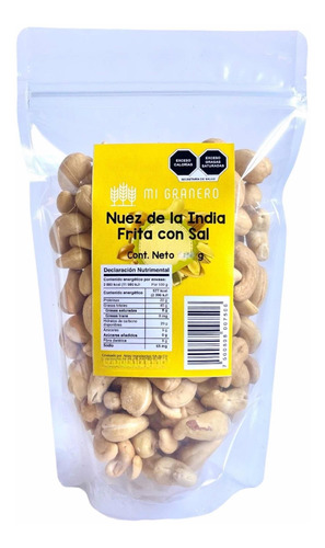 Nuez De La India Con Sal Premium 1 Kilo