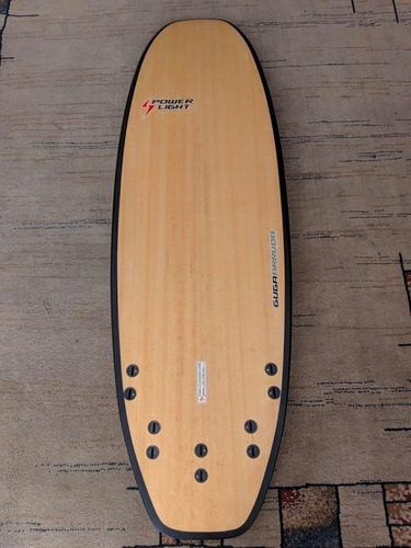 Prancha Surf Powerlight Simétrica Eps Epoxy Madeira Plug Fcs