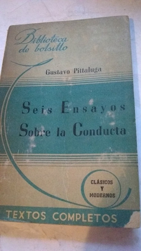 Gustavo Pittaluga - Seis Ensayos Sobre La Conducta C305