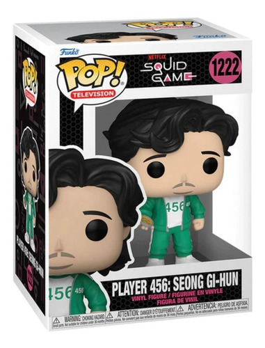 Funko Pop Tv: Gi Hun 456 - Juego Del Calamar #1222