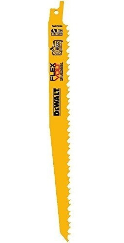 Cuchilla De Vaivén Dewalt  Flexvolt 6 Tpi 9 In 5 U.