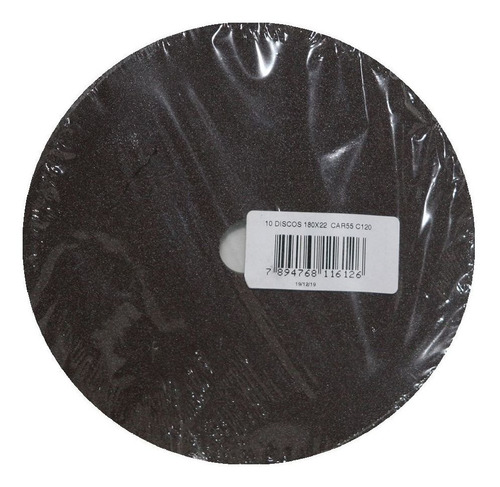 Imagen 1 de 7 de Fibro Disco Car-55 180mm X 22mm, G-120