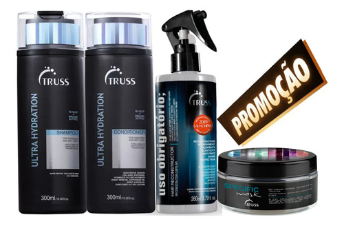 Truss Ultra Hydration Shampoo E Cond+uso Obrigatório+máscara