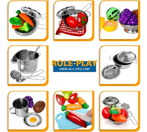 28pcs Pretend Play Juguetes De Cocina, Juego De Cocina ...