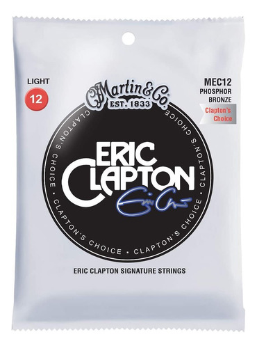 Cuo Encordado Acústica Calibres Eric Clapton Pho Martin & Co