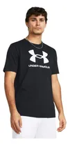 Comprar Remera Under Armour Ua Sportstyle Logo Up Ss Negro Hombre