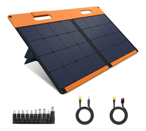 Powrocket Panel Solar Plegable 100w Puerto Usb Portatil