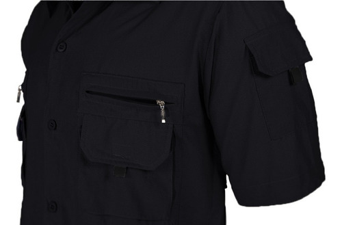 Imagen 3 de 8 de Camisa Safari Trekking Secado Rápido Miniripstop Manga Corta