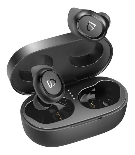 Imagen 1 de 3 de Audífonos in-ear inalámbricos Soundpeats TrueFree 2 negro