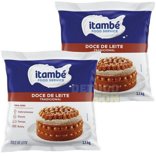 Kit Doce De Leite Itambé Bag 5kg Total (2,5kg X 2) 