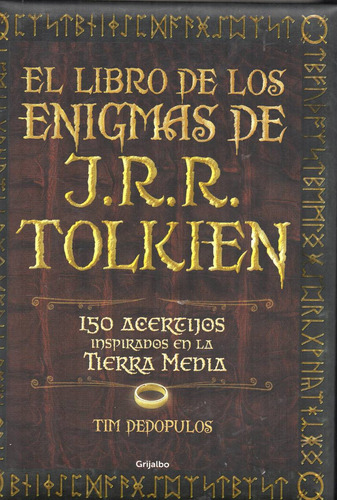 El Libro De Los Enigmas De Jrr Tolkien  150 Acertijos