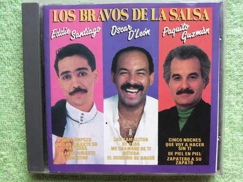 Eam Cd Los Bravos D La Salsa 1990 Eddie Paquito Oscar D Leon