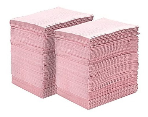 Campo Dental Desechable Color Rosa Con 100 Piezas