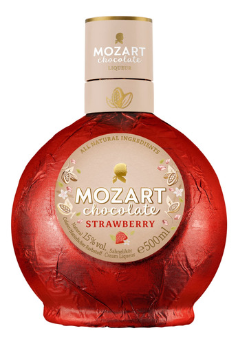 Regalo Dia De Las Madres . Licor Mozart Frutilla