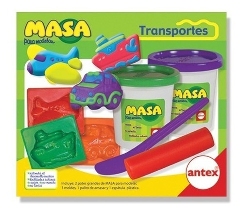 Masa Para Moldear Modelo Transportes Antex 