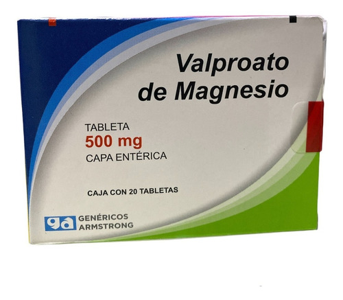 Valproato De Magnesio 500 Mg 20 Tabletas