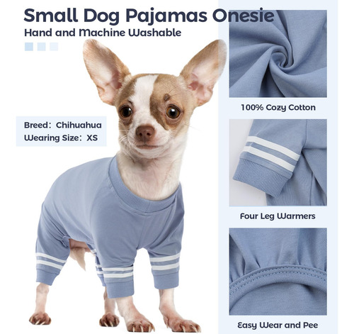 Onero De Cachorros De Pijamas Para Perros Pequeños De Perros
