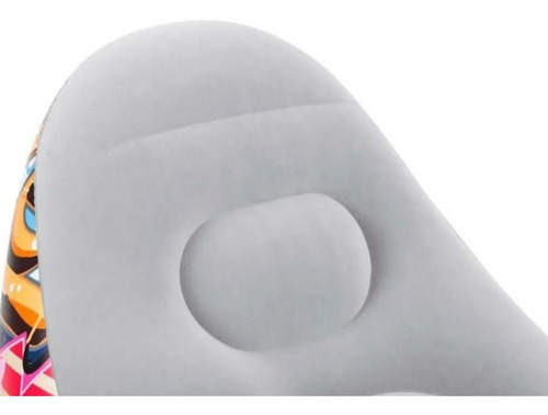 Imagen 4 de 10 de Sillon Inflable Con Apoyapies Puff Posavaso 75076 Bestway
