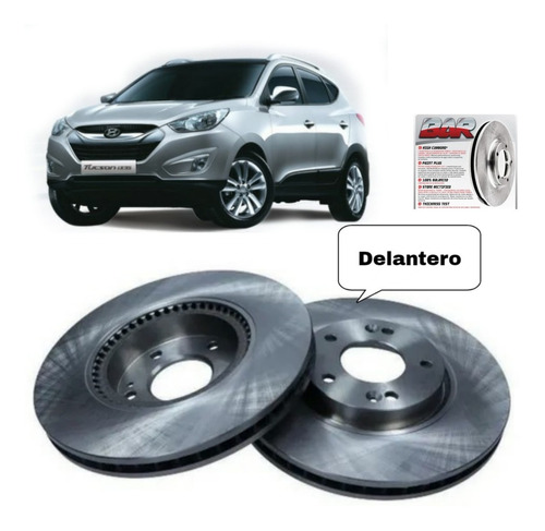 Discos De Freno Compatibles Hyundai Tucson Ix35 (2009-2013) 