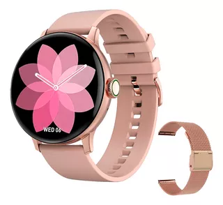 Smartwatch Dt2 Mujer Elegante Llamadas Control Menstrual