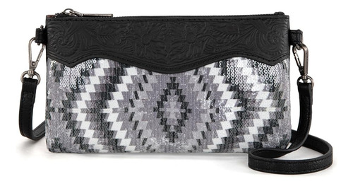 Cartera Montana West Crossbody A Importada Original Negro