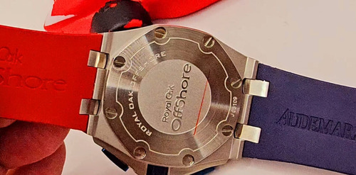 Reloj Audemars Piguet Patek Phlippe Cuarzo Cronografo 44 Mm Rojo Y Azul Azul Azul (Usado)