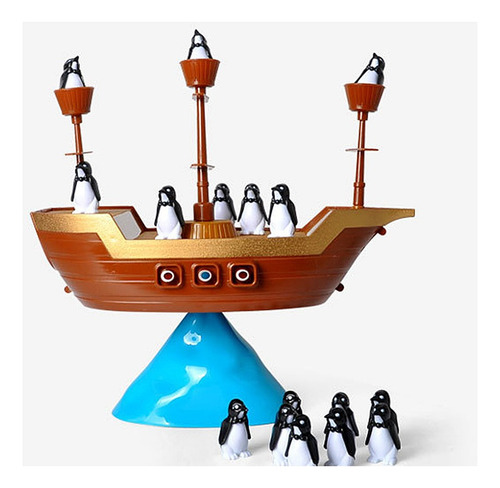 Juego De Para Niños Juguetes Pingüino Juego De Barco Pp