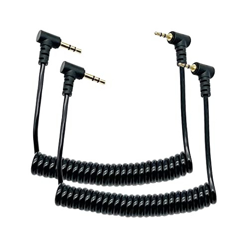 Seadream Coild 3.5mm A 2.5mm Cable Aux, 90 Grado Rk77g