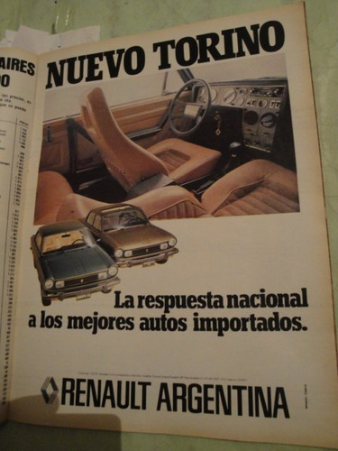 Publicidad Torino Coupe Zx - Grand Routier Año 1979